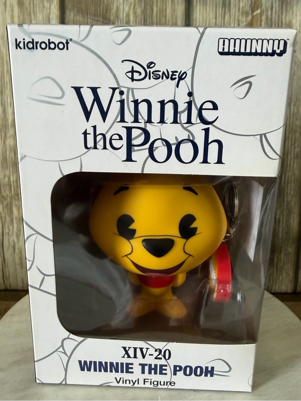 Disney Winnie the Pooh Yellow and Red Vinyl Figure by Kidrobot